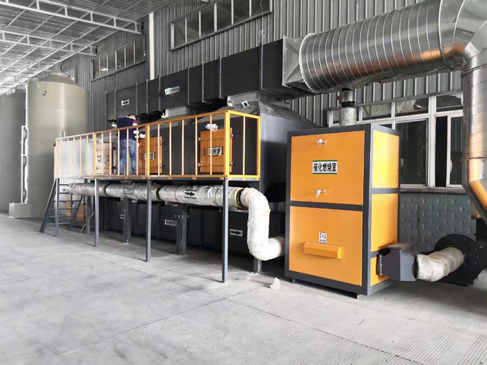 橡膠廢氣催化燃燒